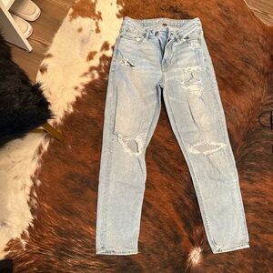 American Eagle Outfitters Light Blue High Rise Jeans